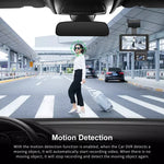 Doppel-Front- und Innenkamera, HD Infrarot Nachtsicht Auto Dashcam Fahrtenschreiber, Front und Innen