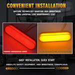 1 Pair Double Color Brake Light Turn Signal Light, Double Color