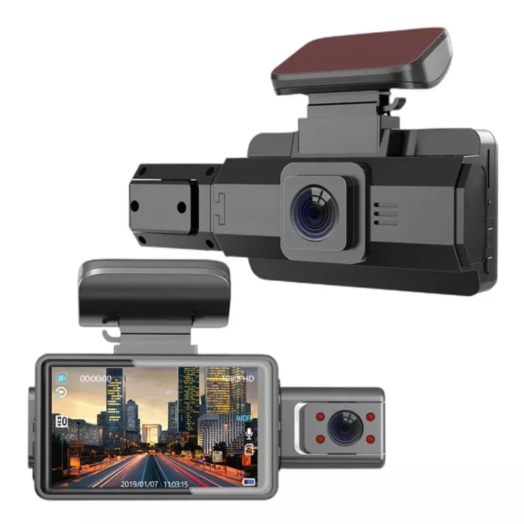 F9 Auto-Front- und Innen-Doppelkamera HD Infrarot-Nachtsicht-Fahrtenschreiber, Auto-Front und Innen