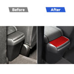 Car Carbon Fiber Rear Debris Cover Decorative Sticker for Honda Tenth Generation Civic 2016-2019, Left and Right Drive Universal, Rear Debris Cover