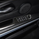 4 PCS Carbon Fiber Car Left Driving Lifting Panel Decorative Sticker with Folding for BMW E90 / 320i / 325i, Diameter: 37.8cm, Diameter: 37.8cm