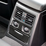 Carbon Fiber Car Rear Air Vent Combination Decorative Sticker with Hole for BMW E90 / E92 2005-2012, Rear Air Vent Combination with Hole, Rear Air Vent Combination