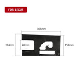 Car Carbon Fiber Gears B Decorative Sticker for Lexus IS250 300 350C 2006-2012, Right Drive, Gears B, Right Drive