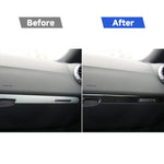 Car Carbon Fiber Passenger Seat Decorative Strip for Audi TT 8n 8J MK123 TTRS 2008-2014, Left Drive, Passenger Seat , Left Drive