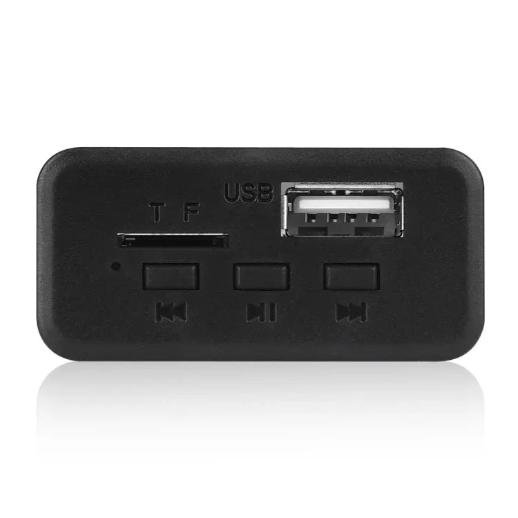 Auto 12V Audio MP3-Player Decoder-Platine FM Radio TF-Karte USB AUX, mit Bluetooth, 38, 38 (Weiß)