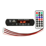 Auto 12V Audio MP3 Player Decoder Board FM Radio TF-Karte USB AUX, mit Bluetooth / Fernbedienung, 23