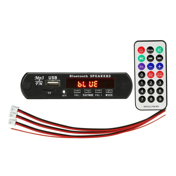 Auto 12V Audio MP3 Player Decoder Board FM Radio TF-Karte USB AUX, mit Bluetooth / Fernbedienung, 23