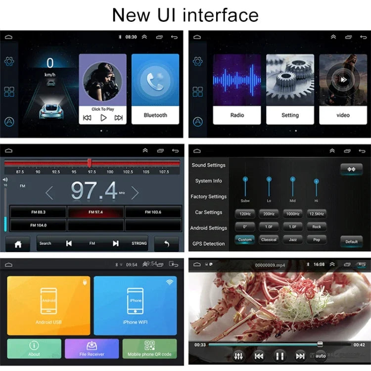 CKVW92 HD 9 Zoll 2 Din Android 6.0 Auto MP5 Player GPS Navigation Multimedia Player Bluetooth Stereo Radio für Volkswagen, unterstützt FM & Mirror Link, Europa Kartenversion, Europa Kartenversion