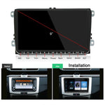 CKVW92 HD 9 Zoll 2 Din Android 6.0 Auto MP5 Player GPS Navigation Multimedia Player Bluetooth Stereo Radio für Volkswagen, unterstützt FM & Mirror Link, Europa Kartenversion, Europa Kartenversion
