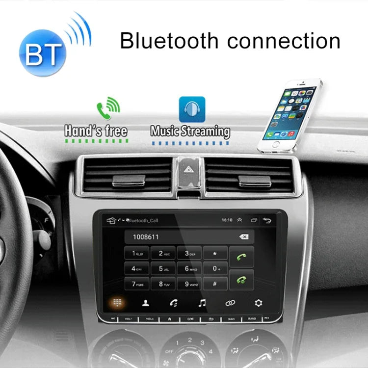 CKVW92 HD 9 Zoll 2 Din Android 6.0 Auto MP5 Player GPS Navigation Multimedia Player Bluetooth Stereo Radio für Volkswagen, unterstützt FM & Mirror Link, Europa Kartenversion, Europa Kartenversion