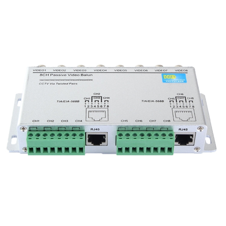 HD208 HD-CVI/TVI/AHD CCTV 8CH Passiver Video-Balun, HD208