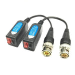 2 Stück Anpwoo 200TC schraubenloser Video-Balun HD-CVI/AHD/TVI 1-Kanal passiver Transceiver, 200TC