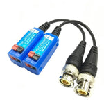 2 Stück Anpwoo 800C Spleißbarer Top-Press-Schraubenloser Video-Balun HD-CVI/AHD/HDVI 1-Kanal Passiver Transceiver, Passiver Transceiver