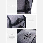 Multi-functional Waterproof Nylon Shoulder Backpack Padded Shockproof Camera Case Bag for Nikon Canon DSLR Cameras