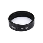 SING für Xiaomi Xiaoyi Yi II Sport Action Kamera Professioneller 4K UV-Filter, 4K UV-Filter