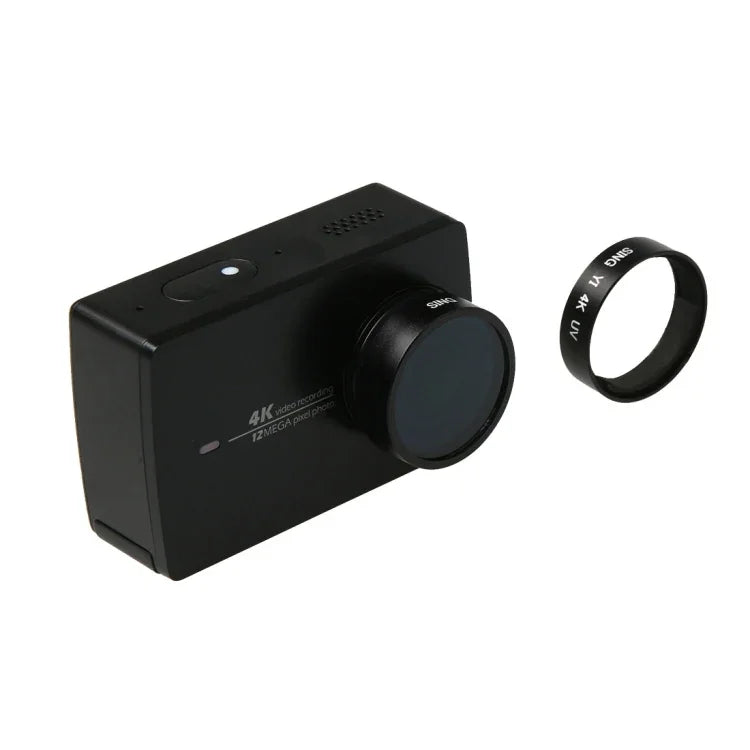 SING für Xiaomi Xiaoyi Yi II Sport Action Kamera Professioneller 4K UV-Filter, 4K UV-Filter