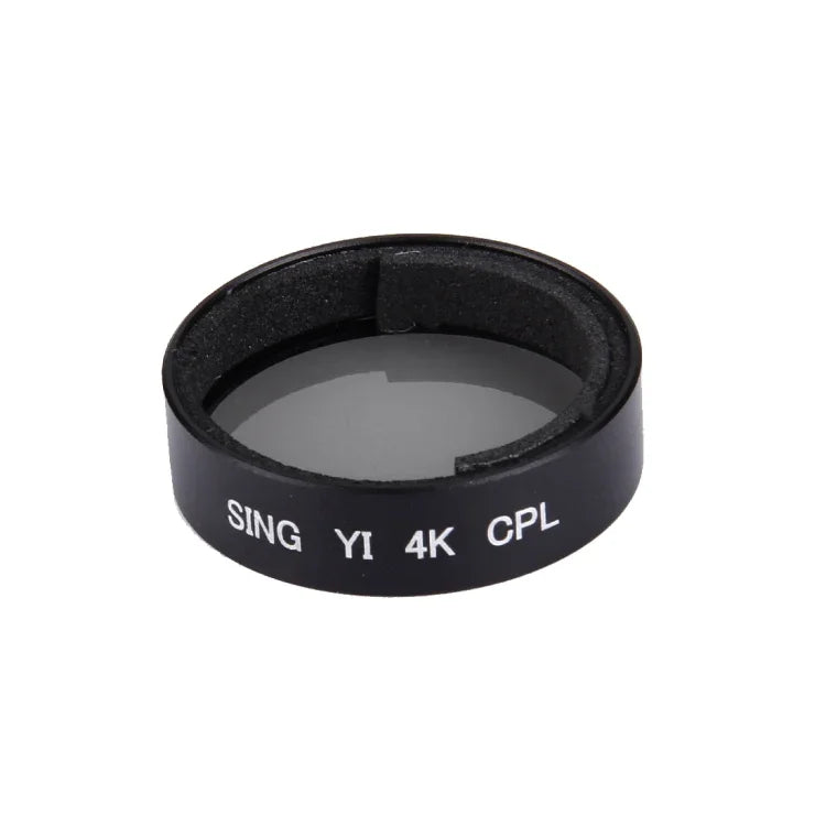 SING für Xiaomi Xiaoyi Yi II Sport Action Kamera Professioneller 4K CPL-Filter, 4K CPL-Filter