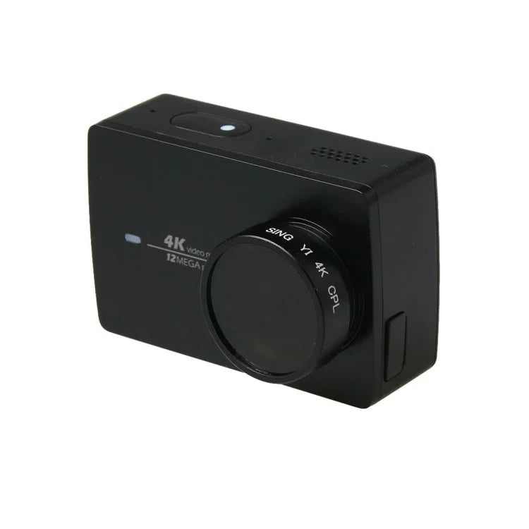 SING für Xiaomi Xiaoyi Yi II Sport Action Kamera Professioneller 4K CPL-Filter, 4K CPL-Filter