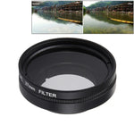 JUNESTAR für Xiaomi Xiaoyi Yi II 4K Sport-Action-Kamera: Professioneller 37-mm-CPL-Filter + Objektivschutzkappe, CPL-Filter + Objektivdeckel