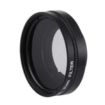 JUNESTAR für Xiaomi Xiaoyi Yi II 4K Sport-Action-Kamera: Professioneller 37-mm-CPL-Filter + Objektivschutzkappe, CPL-Filter + Objektivdeckel