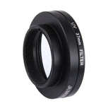 JUNESTAR für Xiaomi Xiaoyi Yi II 4K Sport-Action-Kamera: Professioneller 37-mm-UV-Filter + Objektivschutzkappe, UV-Filter + Objektivdeckel