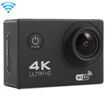 F60 2,0-Zoll-Bildschirm 170 Grad Weitwinkel WiFi Sport Action Kamera Camcorder mit wasserdichtem Gehäuse, unterstützt 64GB Micro SD-Karte, F60 (Gelb), F60 (Weiß), F60 (Silber), F60 (Magenta), F60 (Blau), F60 (Gold), F60 (Schwarz)