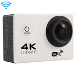 F60 2,0-Zoll-Bildschirm 170 Grad Weitwinkel WiFi Sport Action Kamera Camcorder mit wasserdichtem Gehäuse, unterstützt 64GB Micro SD-Karte, F60 (Gelb), F60 (Weiß), F60 (Silber), F60 (Magenta), F60 (Blau), F60 (Gold), F60 (Schwarz)