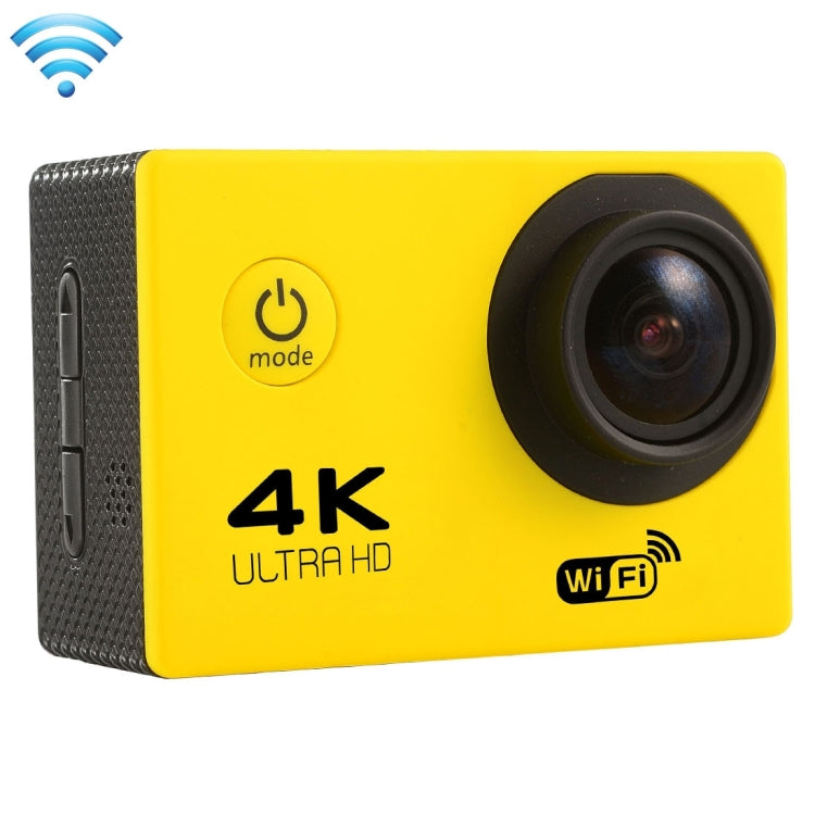 F60 2,0-Zoll-Bildschirm 170 Grad Weitwinkel WiFi Sport Action Kamera Camcorder mit wasserdichtem Gehäuse, unterstützt 64GB Micro SD-Karte, F60 (Gelb), F60 (Weiß), F60 (Silber), F60 (Magenta), F60 (Blau), F60 (Gold), F60 (Schwarz)