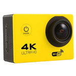 F60 2,0-Zoll-Bildschirm 170 Grad Weitwinkel WiFi Sport Action Kamera Camcorder mit wasserdichtem Gehäuse, unterstützt 64GB Micro SD-Karte, F60 (Gelb), F60 (Weiß), F60 (Silber), F60 (Magenta), F60 (Blau), F60 (Gold), F60 (Schwarz)