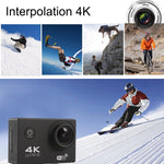 F60 2,0-Zoll-Bildschirm 170 Grad Weitwinkel WiFi Sport Action Kamera Camcorder mit wasserdichtem Gehäuse, unterstützt 64GB Micro SD-Karte, F60 (Gelb), F60 (Weiß), F60 (Silber), F60 (Magenta), F60 (Blau), F60 (Gold), F60 (Schwarz)
