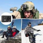 F60 2,0-Zoll-Bildschirm 170 Grad Weitwinkel WiFi Sport Action Kamera Camcorder mit wasserdichtem Gehäuse, unterstützt 64GB Micro SD-Karte, F60 (Gelb), F60 (Weiß), F60 (Silber), F60 (Magenta), F60 (Blau), F60 (Gold), F60 (Schwarz)