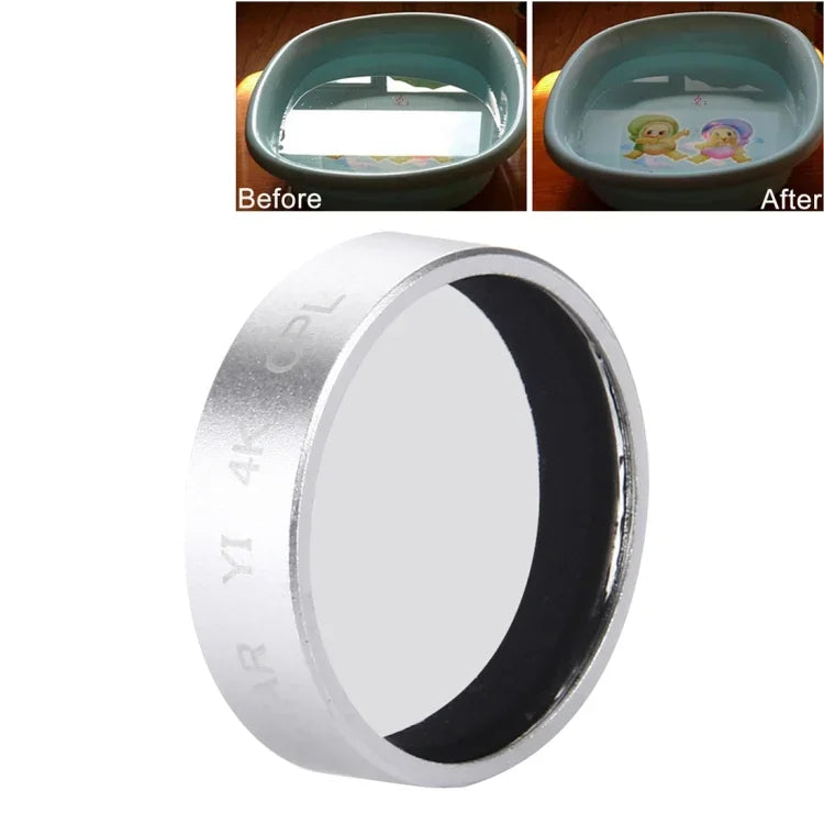 JUNESTAR professioneller CPL-Filter für Xiaomi Xiaoyi Yi II 4K Sport-Action-Kamera
