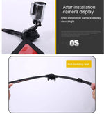 Bullet Time Rig 360-Grad-Selfie-Halterung für PULUZ Action-Sportkameras, Jaws Flex Clamp Halterung für GoPro, Insta360, DJI und andere Actionkameras, Bullet Time