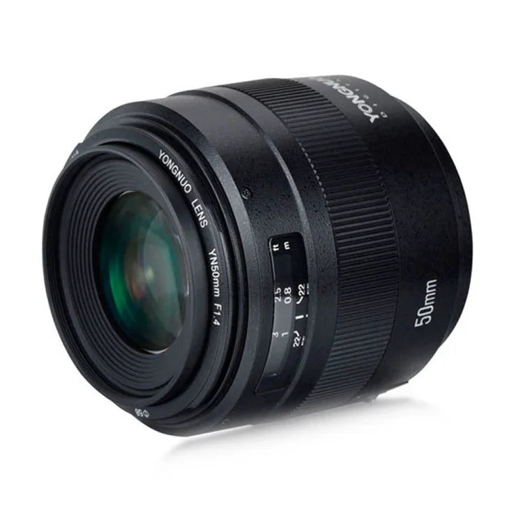 YONGNUO YN50MM F1.4C F1.4 Objektiv mit großer Blende und Autofokus für Canon, YN50mm F1.4C