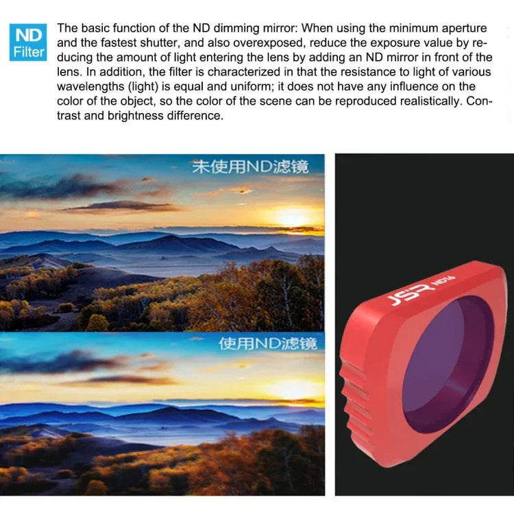 3 in 1  HD Slim CPL & CPL & ND8 & ND16  Lens Filter for DJI OSMO Pocket, CPL+ND8+ND16