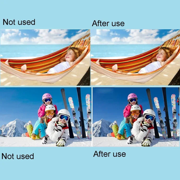 JUNESTAR 4-in-1 Profi-Objektiv: 40,5-mm-Filter (CPL + UV), wasserdichtes Gehäuse, Adapterring und Objektivschutzkappe für GoPro HERO4/3+/3 Action-Kameras.