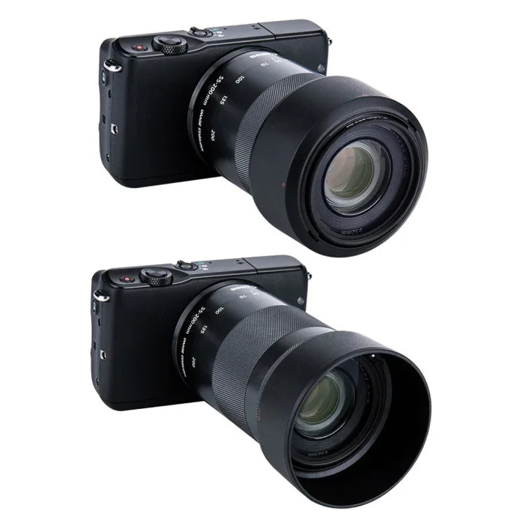 ET54-B Gegenlichtblende für Canon EF-M 55-200mm STM Objektiv, ET54-B