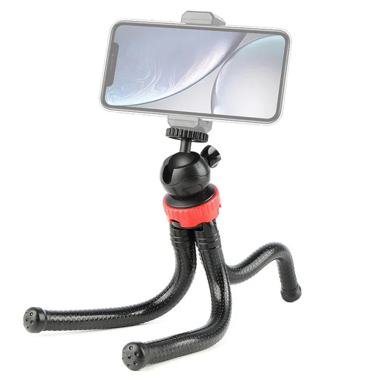 MZ305 Mini Octopus Flexible Tripod Holder with Ball Head for SLR Cameras, GoPro HERO10 Black / HERO9 Black / HERO8 Black /7 /6 /5 /5 Session /4 Session /4 /3+ /3 /2 /1, DJI Osmo Action, Xiaoyi and Other Action Cameras, Cellphone, Size:30cmx5cm, MZ305