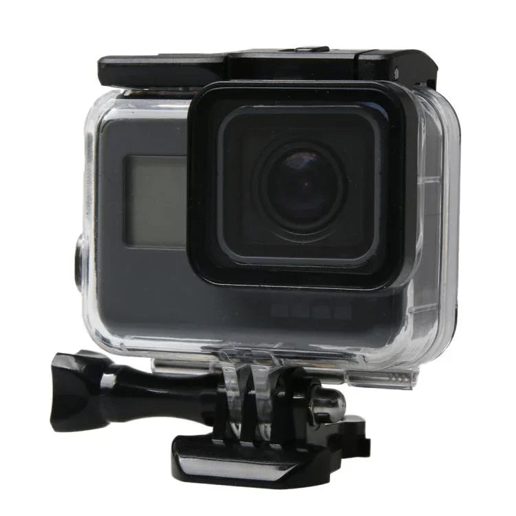 GoPro HERO6/5 Black 60m Unterwassergehäuse mit Touchscreen-Rückklappe, Filter, Schnallenbefestigung und Schraube, Objektivdemontage nicht erforderlich, wasserdicht bis 60 m