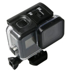 GoPro HERO6/5 Black 60m Unterwassergehäuse mit Touchscreen-Rückklappe, Filter, Schnallenbefestigung und Schraube, Objektivdemontage nicht erforderlich, wasserdicht bis 60 m