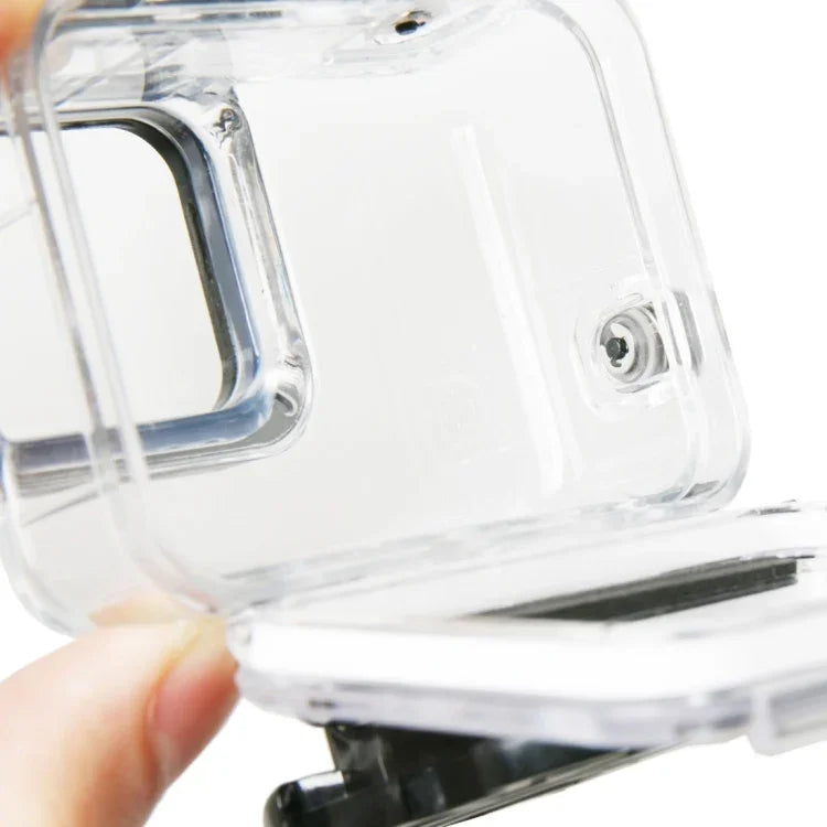 GoPro HERO6/5 Black 60m Unterwassergehäuse mit Touchscreen-Rückklappe, Filter, Schnallenbefestigung und Schraube, Objektivdemontage nicht erforderlich, wasserdicht bis 60 m