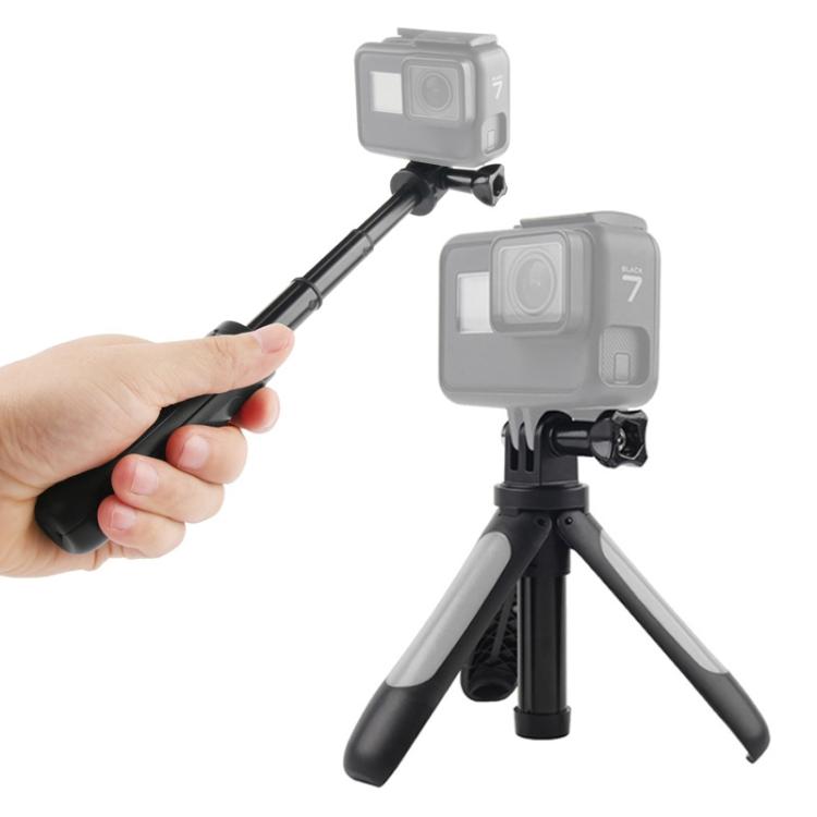 GP446 Multifunktionales Mini-Feststativ für GoPro, Insta360, DJI und andere Action-Kameras, GP446 (Schwarz), GP446 (Grau), GP446 (Blau), GP446 (Rot)