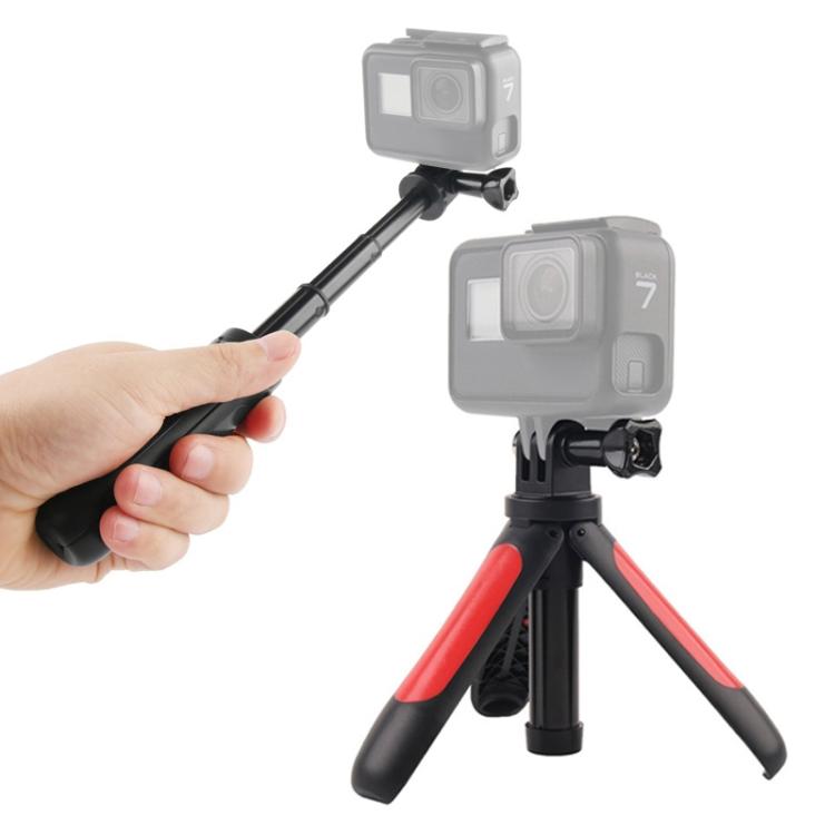 GP446 Multifunktionales Mini-Feststativ für GoPro, Insta360, DJI und andere Action-Kameras, GP446 (Schwarz), GP446 (Grau), GP446 (Blau), GP446 (Rot)