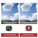 JSR 5-in-1 CR Superweitwinkelobjektiv 12,5x Makroobjektiv + CPL-Objektiv + Sternfilter + ND16-Filterset für DJI OSMO Pocket, Makroobjektiv + CPL + Sternfilter + ND16 + CR