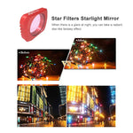 JSR 5-in-1 CR Superweitwinkelobjektiv 12,5x Makroobjektiv + CPL-Objektiv + Sternfilter + ND16-Filterset für DJI OSMO Pocket, Makroobjektiv + CPL + Sternfilter + ND16 + CR
