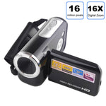 1280x720P HD 16X Digitalzoom 16,0 MP Digitale Videokamera mit 2,0-Zoll-LCD-Bildschirm