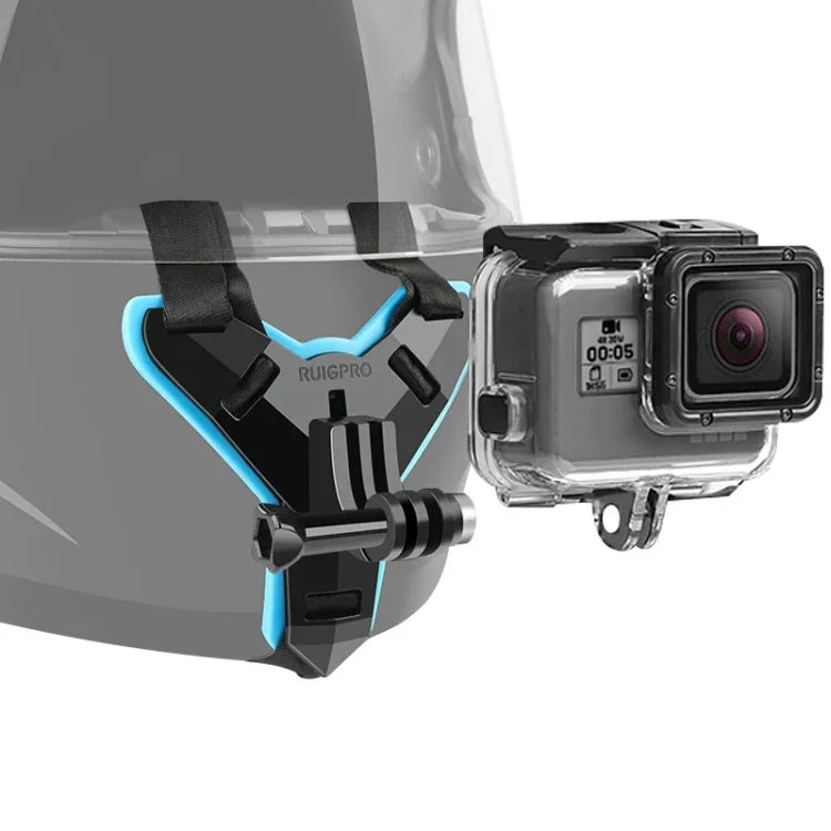 Helmhalterung + wasserdichte Schutzhülle für GoPro HERO7 Black /6 /5, Helmhalterung + wasserdichte Schutzhülle