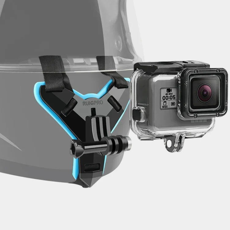 Helmhalterung + wasserdichte Schutzhülle für GoPro HERO7 Black /6 /5, Helmhalterung + wasserdichte Schutzhülle