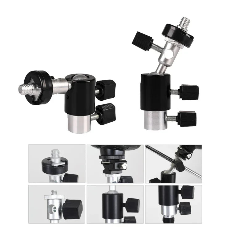 D Type Multifunctional Flash Light Stand Umbrella Bracket, Max Load: 2kg, D Type