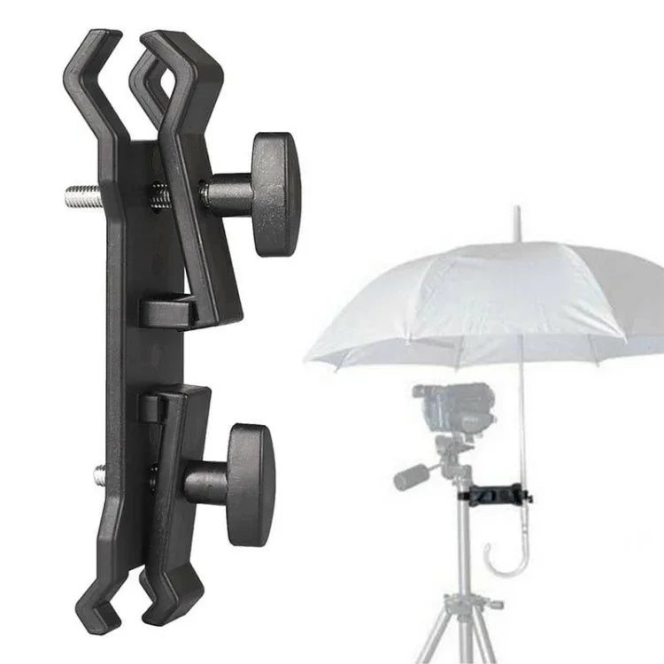 Outdoor-Kamera-Schirmhalterung mit Klemme, Stativklemme, Fotozubehör, Schirmhalter